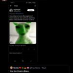 A Twitter post by Colwell, from his Pray2Himmler account, dated May 2nd, 2025. In response to a Twitter user pushing back on Colwell for saying/asking if they like drum & bass, Colwell states "can someone tell him this isn't about music".