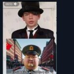 A post from Colwell's current Telegram channel, dated May 14th, 2024. The post is a video of an AI-generated doll of an unknown Serbian teenager recounting a pitch for a "It's Always Lord Protector Sunny" television series, of which the screenshot contains a particular still. The still features an Ai-generated image of a portly Chinese man in some variety of military uniform. The captured subtitle reads "His sidekick would be a fat Chinese man named Chris Hood".